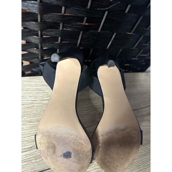 Steve Madden Raina black elastic ankle strap heels - Picture 6 of 8